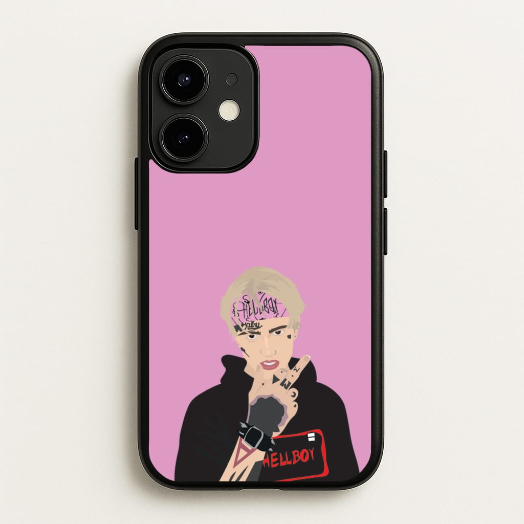 Pink Bandana - Peep - Lil Peep Phone Case for iPhone 12 / 12 Pro