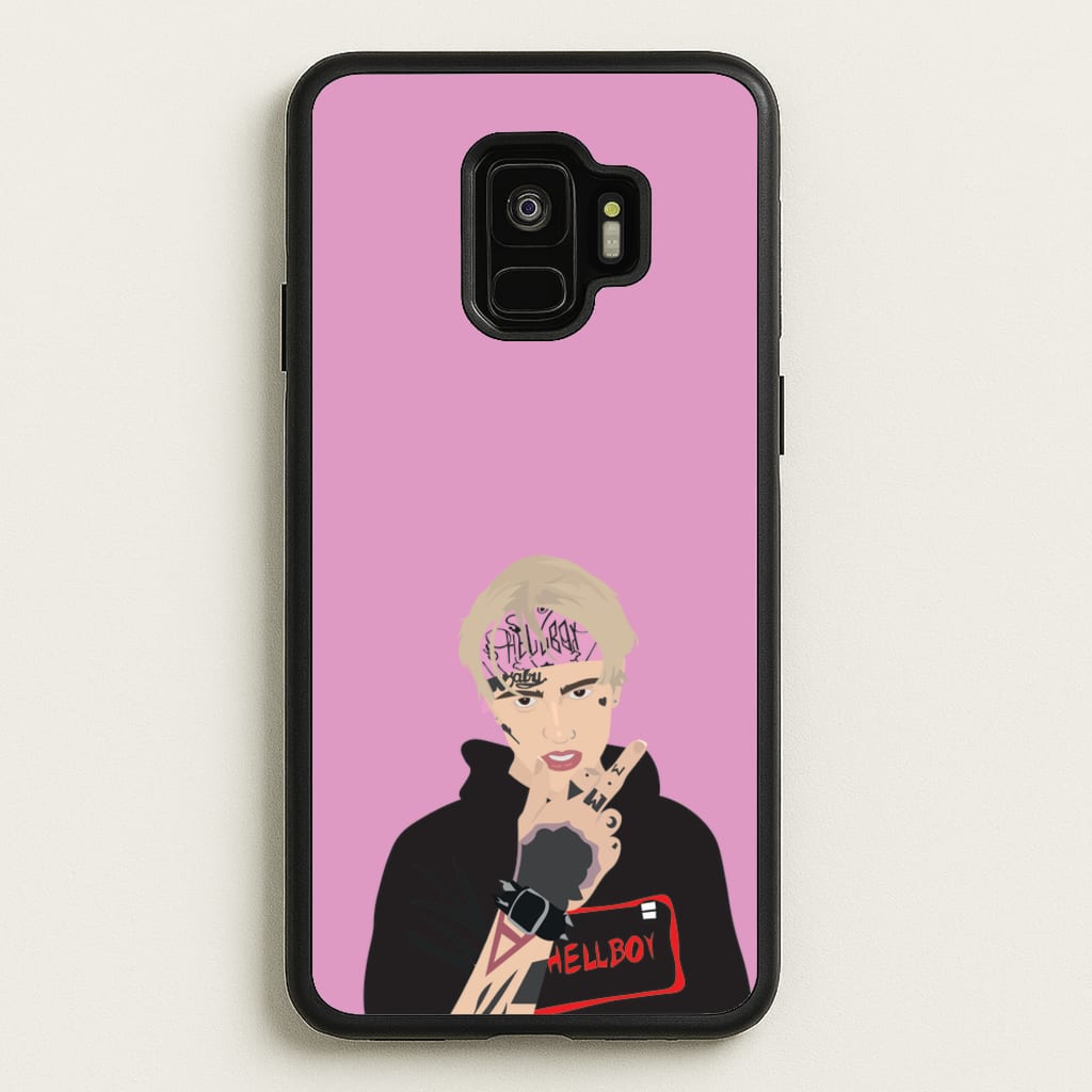 Pink Bandana - Peep - Lil Peep Phone Case for Galaxy S9