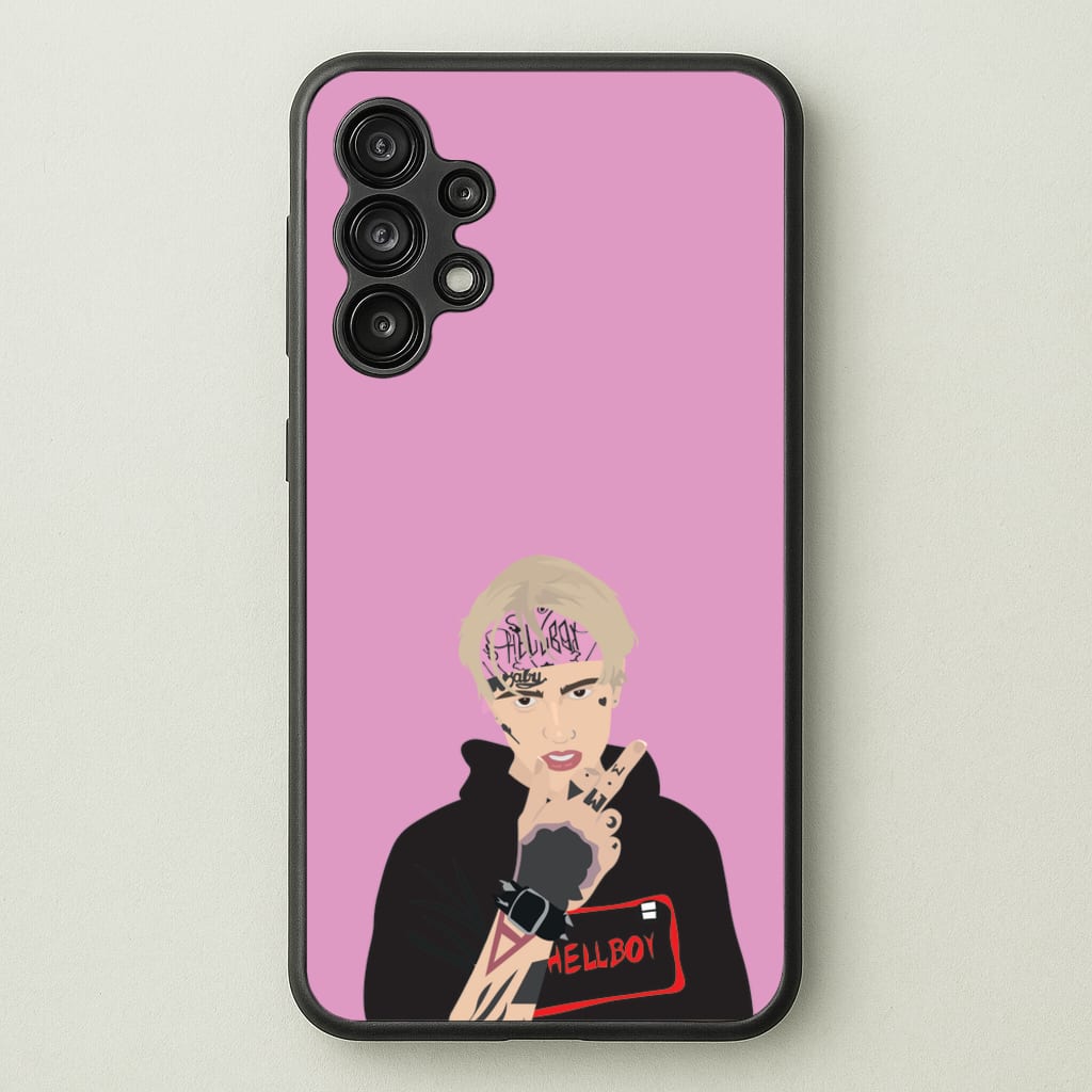 Pink Bandana - Peep - Lil Peep Phone Case for Galaxy A13