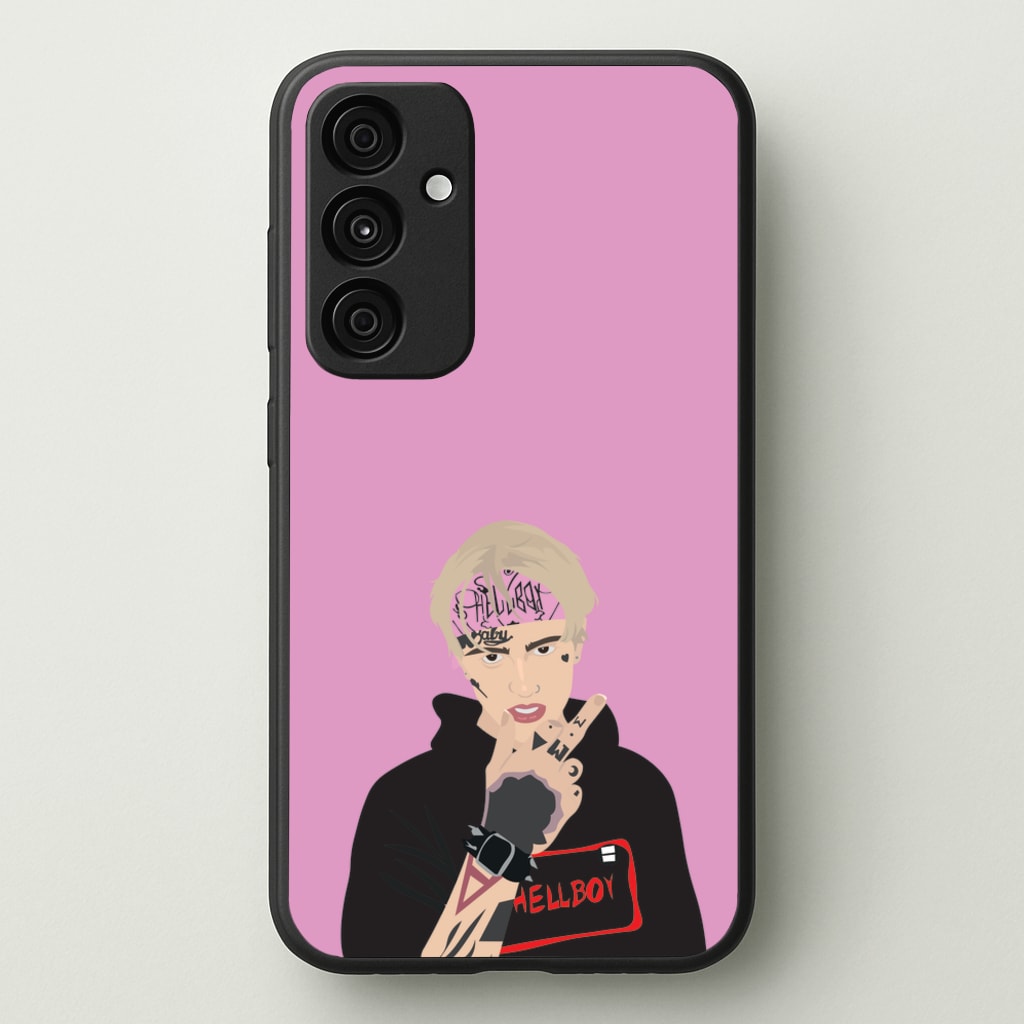 Pink Bandana - Peep - Lil Peep Phone Case for Galaxy A35