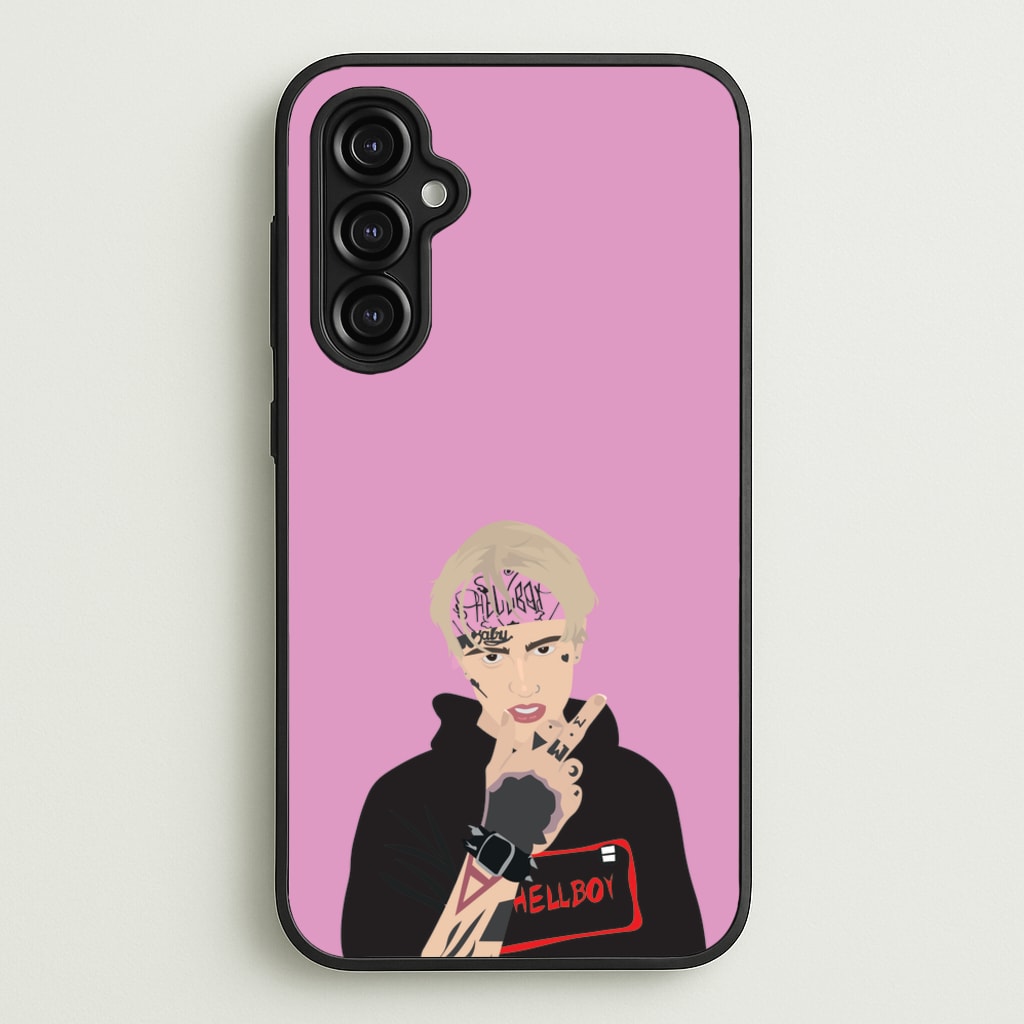 Pink Bandana - Peep - Lil Peep Phone Case for Galaxy A14