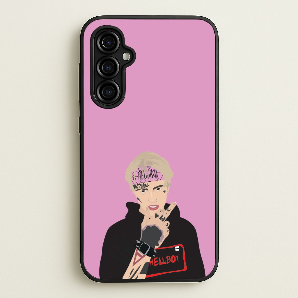 Pink Bandana - Peep - Lil Peep Phone Case for Galaxy A54