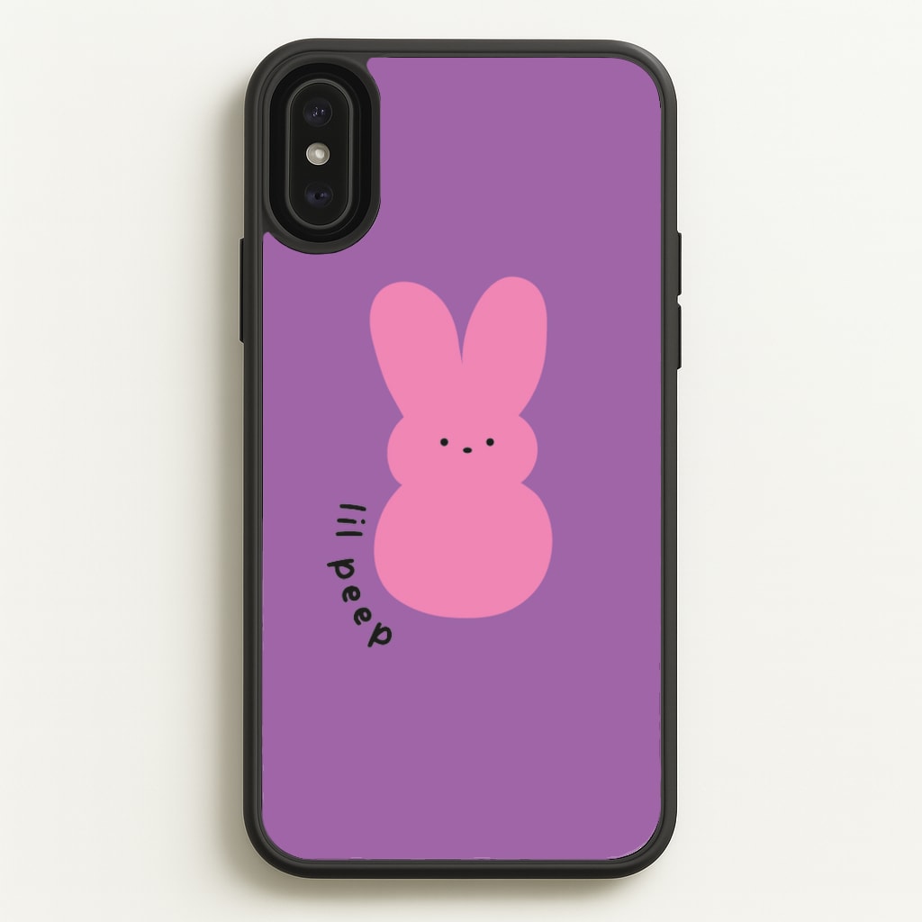 Peep Bunny - Peep - Lil Peep Phone Case for iPhone XS Max