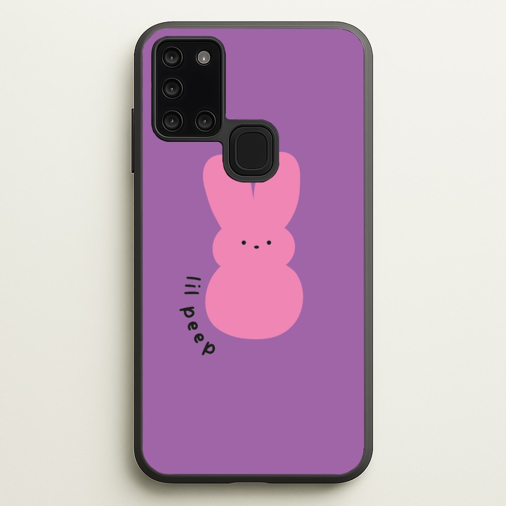 Peep Bunny - Peep - Lil Peep Phone Case for Galaxy A21s