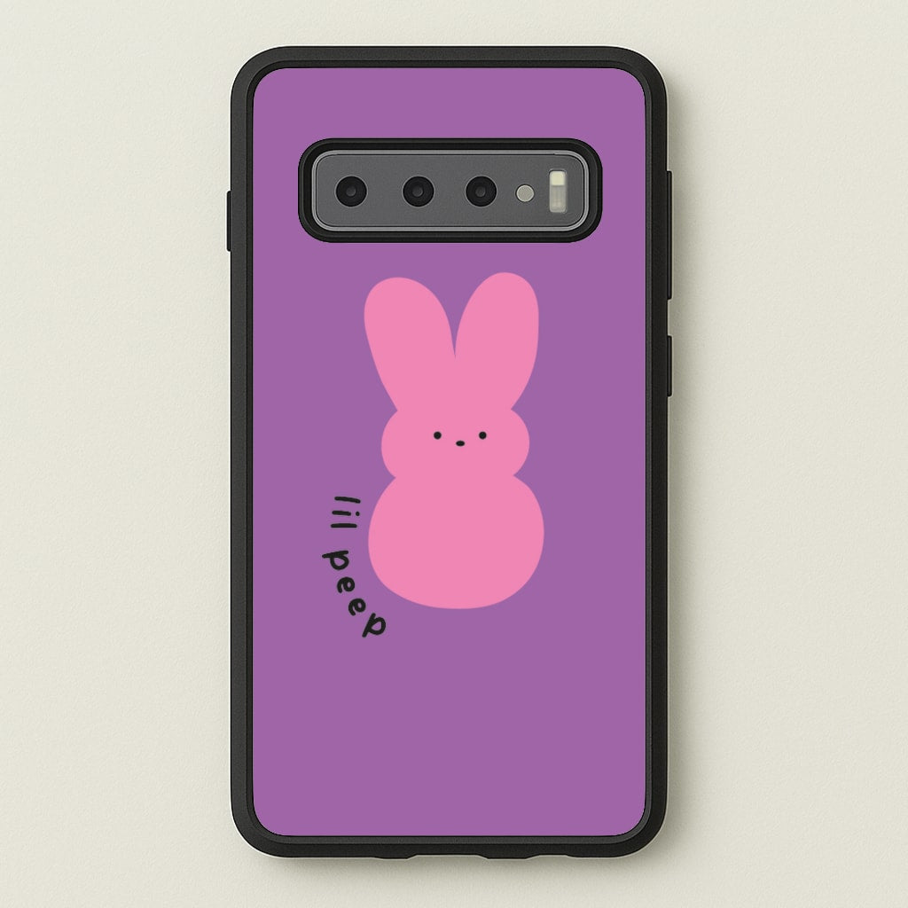 Peep Bunny - Peep - Lil Peep Phone Case for Galaxy S10