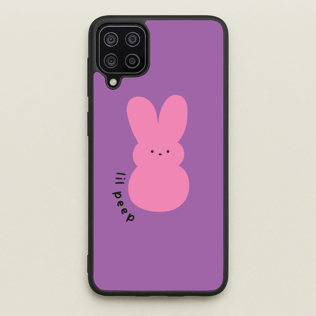 Peep Bunny - Peep - Lil Peep Phone Case for Galaxy A12