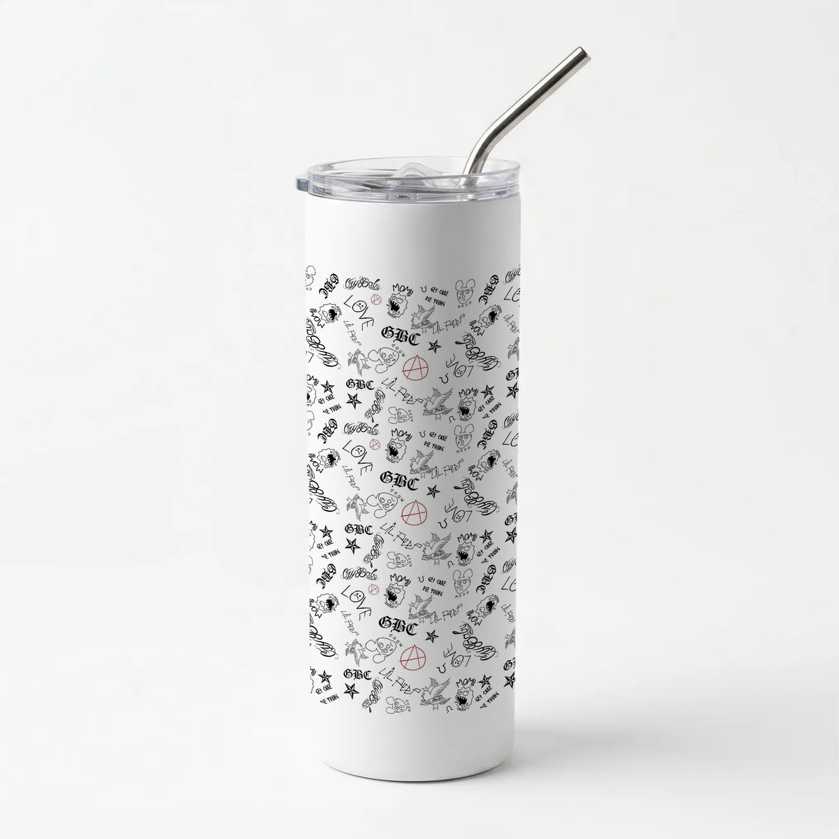Tattoos - Peep Skinny Tumbler