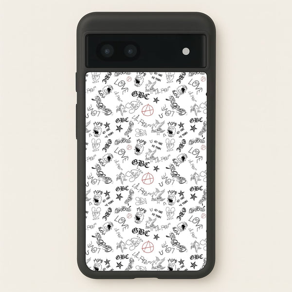 Tattoos - Peep - Lil Peep Phone Case for Google Pixel 6a