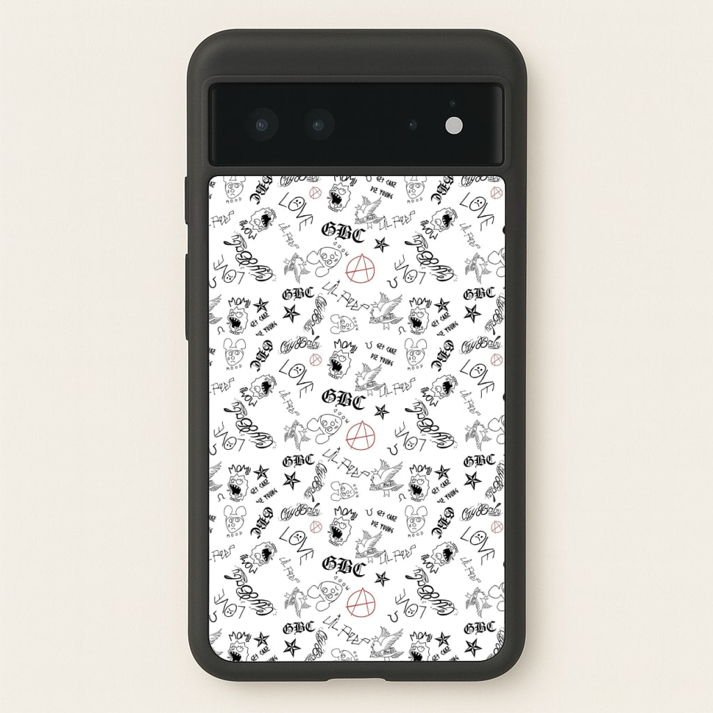 Tattoos - Peep - Lil Peep Phone Case for Google Pixel 6