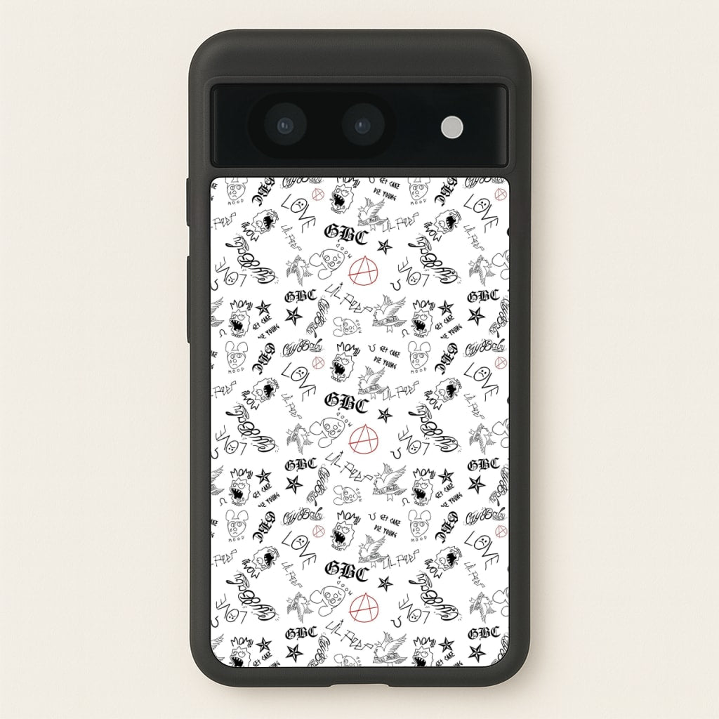 Tattoos - Peep - Lil Peep Phone Case for Google Pixel 8a