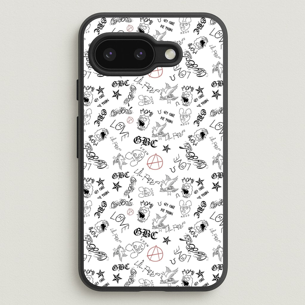Tattoos - Peep - Lil Peep Phone Case for Google Pixel 9a
