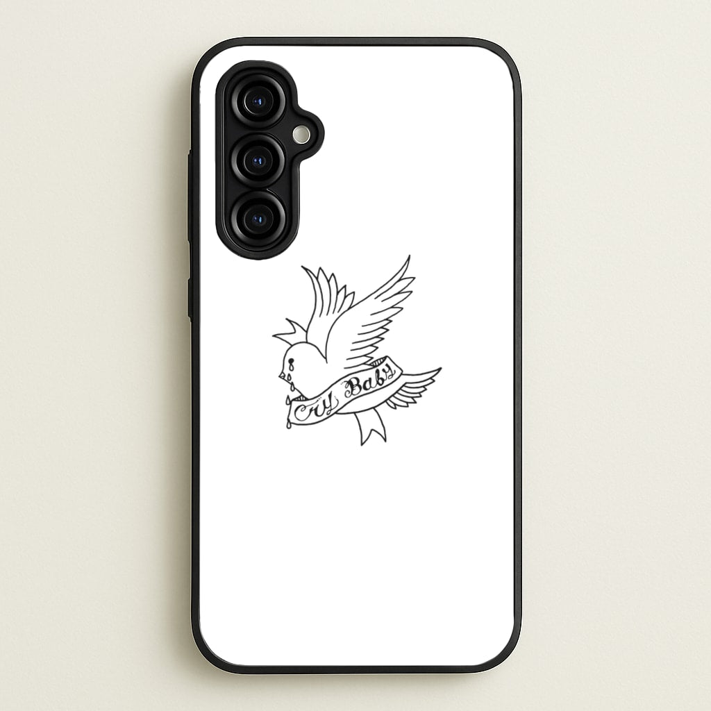 Cry Baby Bird - Peep - Lil Peep Phone Case for Galaxy A54