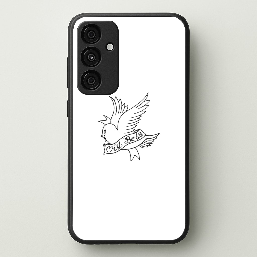 Cry Baby Bird - Peep - Lil Peep Phone Case for Galaxy A35