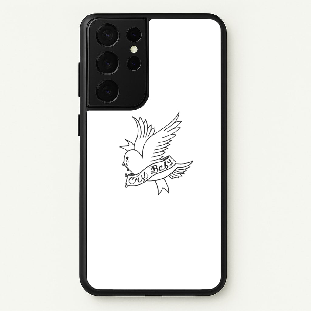 Cry Baby Bird - Peep - Lil Peep Phone Case for Galaxy S21 Ultra