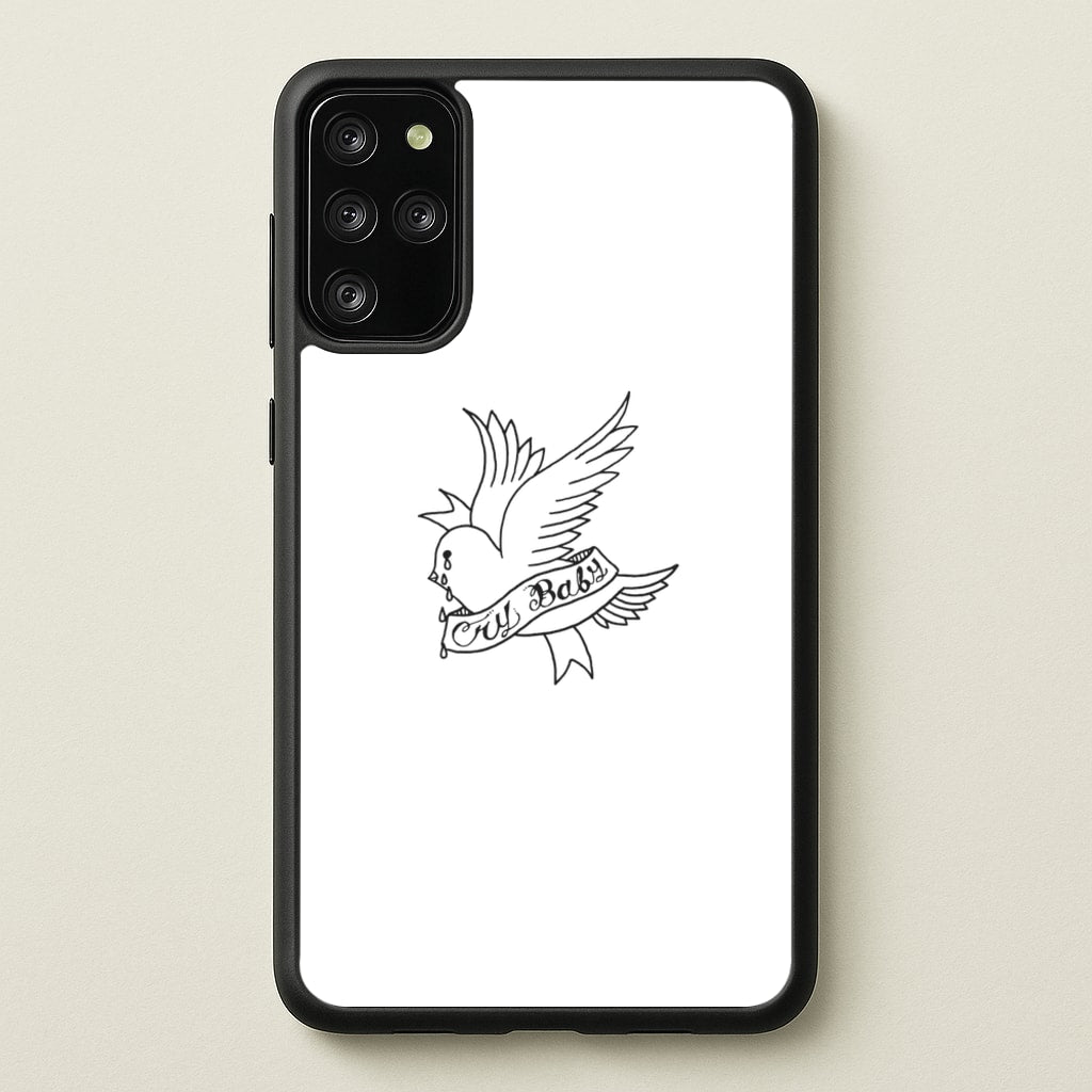 Cry Baby Bird - Peep - Lil Peep Phone Case for Galaxy S20 Plus