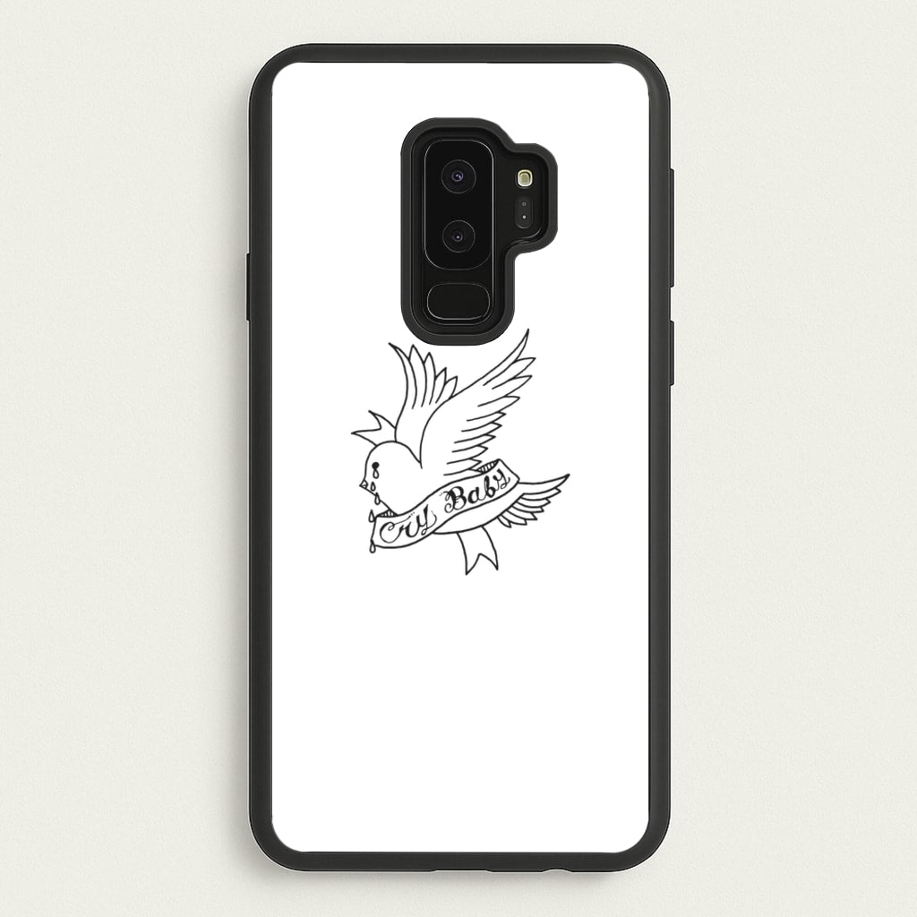 Cry Baby Bird - Peep - Lil Peep Phone Case for Galaxy S9 Plus