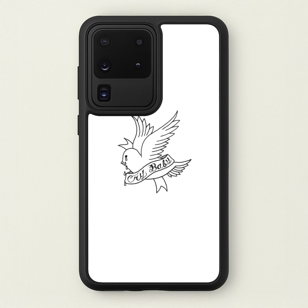 Cry Baby Bird - Peep - Lil Peep Phone Case for Galaxy S20 Ultra