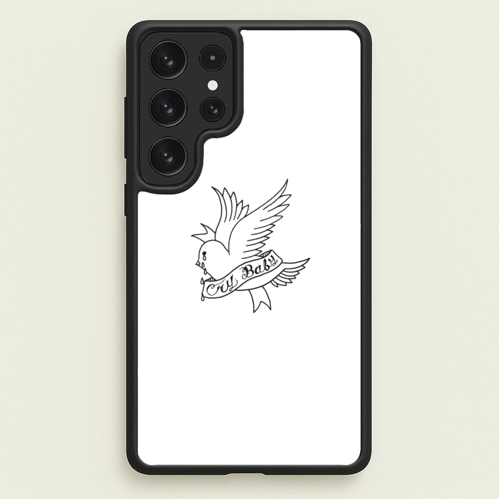 Cry Baby Bird - Peep - Lil Peep Phone Case for Galaxy S22 Ultra