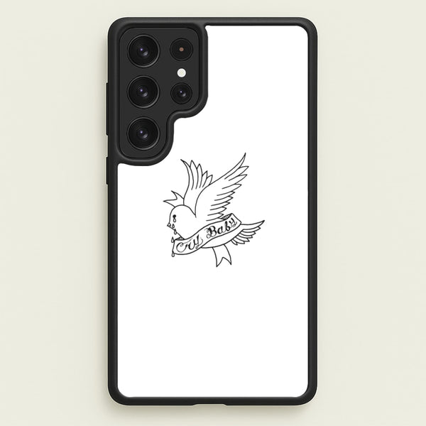 Cry Baby Bird - Peep - Lil Peep Phone Case for Galaxy S22 Ultra