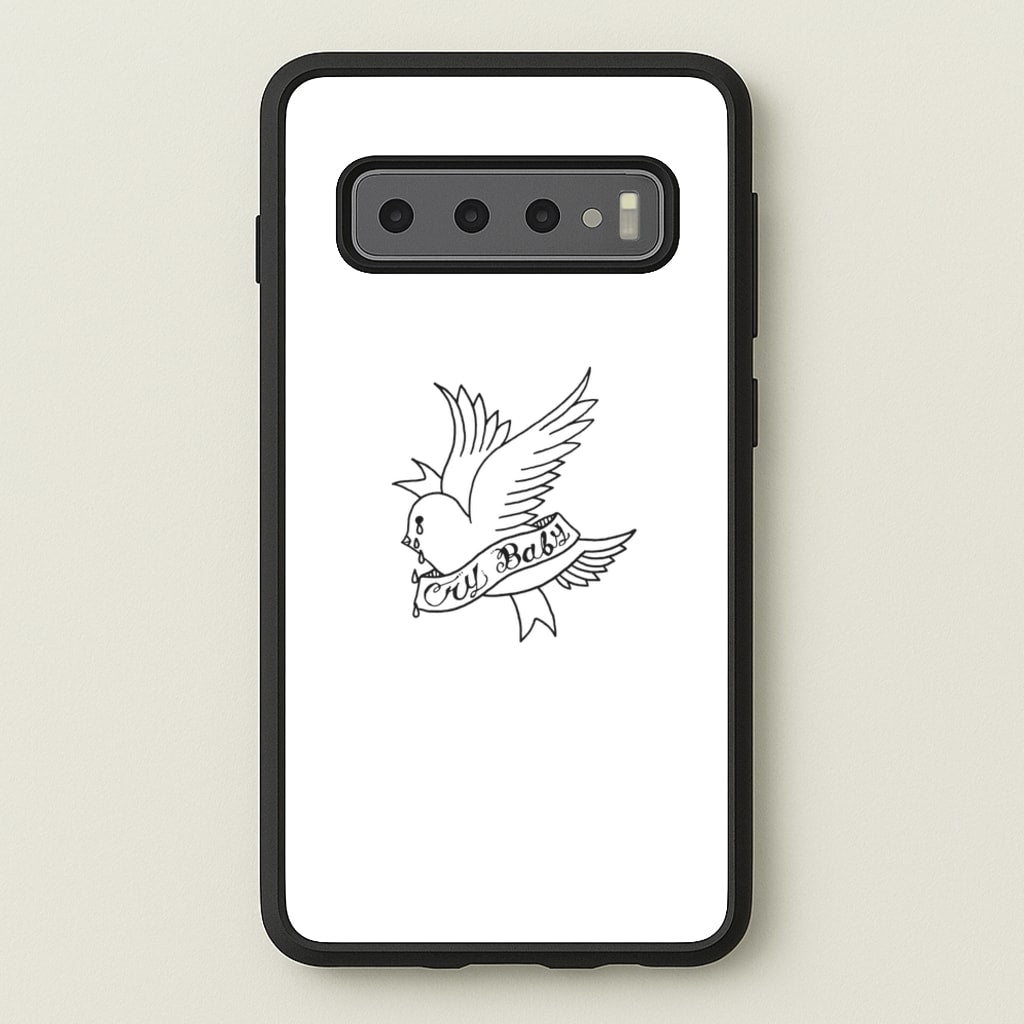 Cry Baby Bird - Peep - Lil Peep Phone Case for Galaxy S10