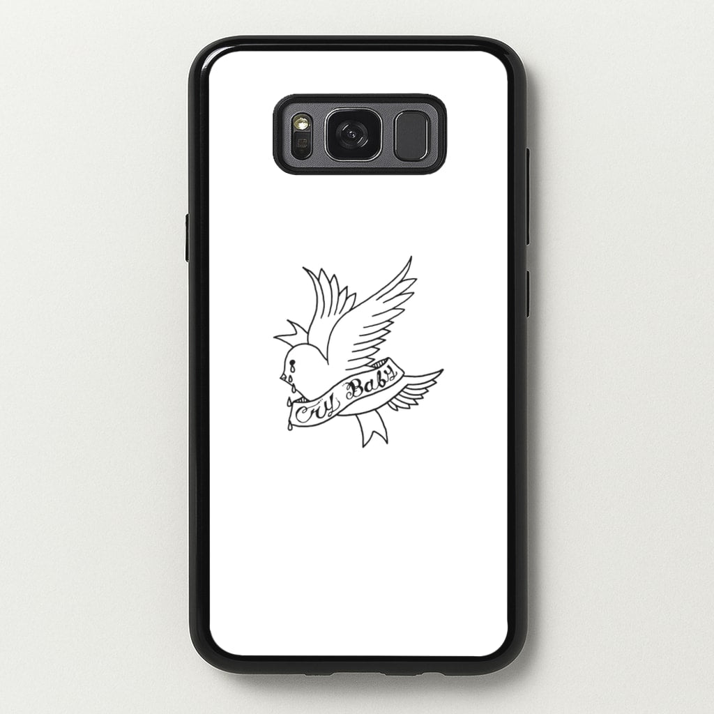 Cry Baby Bird - Peep - Lil Peep Phone Case for Galaxy S8 Plus