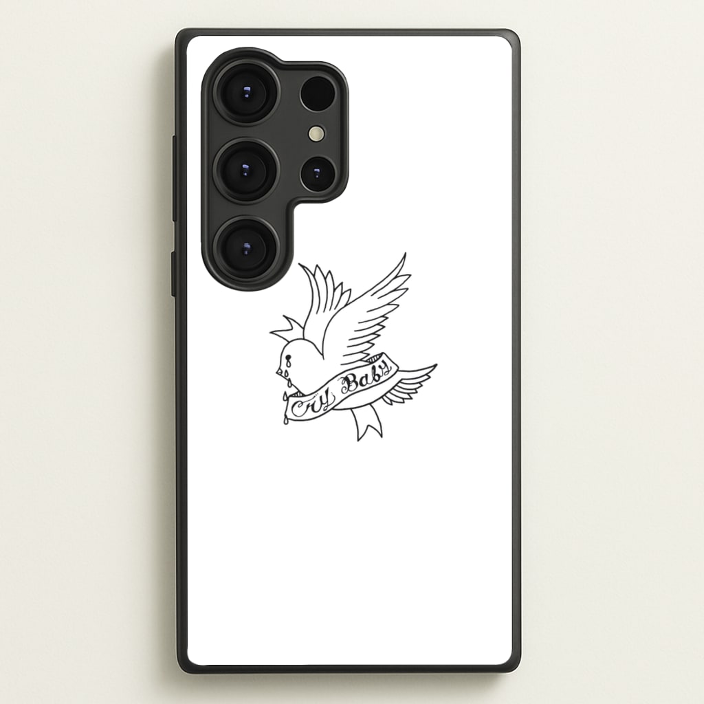 Cry Baby Bird - Peep - Lil Peep Phone Case for Galaxy S25 Ultra