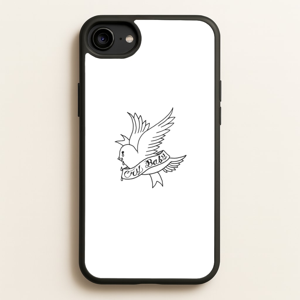 Cry Baby Bird - Peep - Lil Peep Phone Case for iPhone 6 / 7 / 8 / SE
