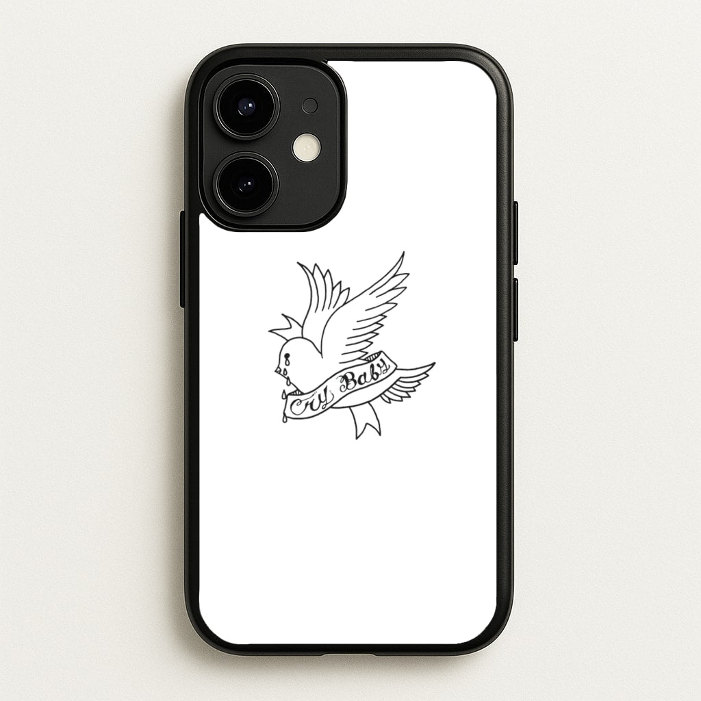 Cry Baby Bird - Peep - Lil Peep Phone Case for iPhone 12 / 12 Pro