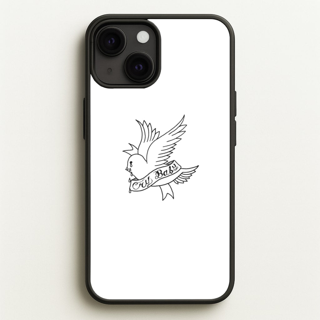 Cry Baby Bird - Peep - Lil Peep Phone Case for iPhone 13 Mini