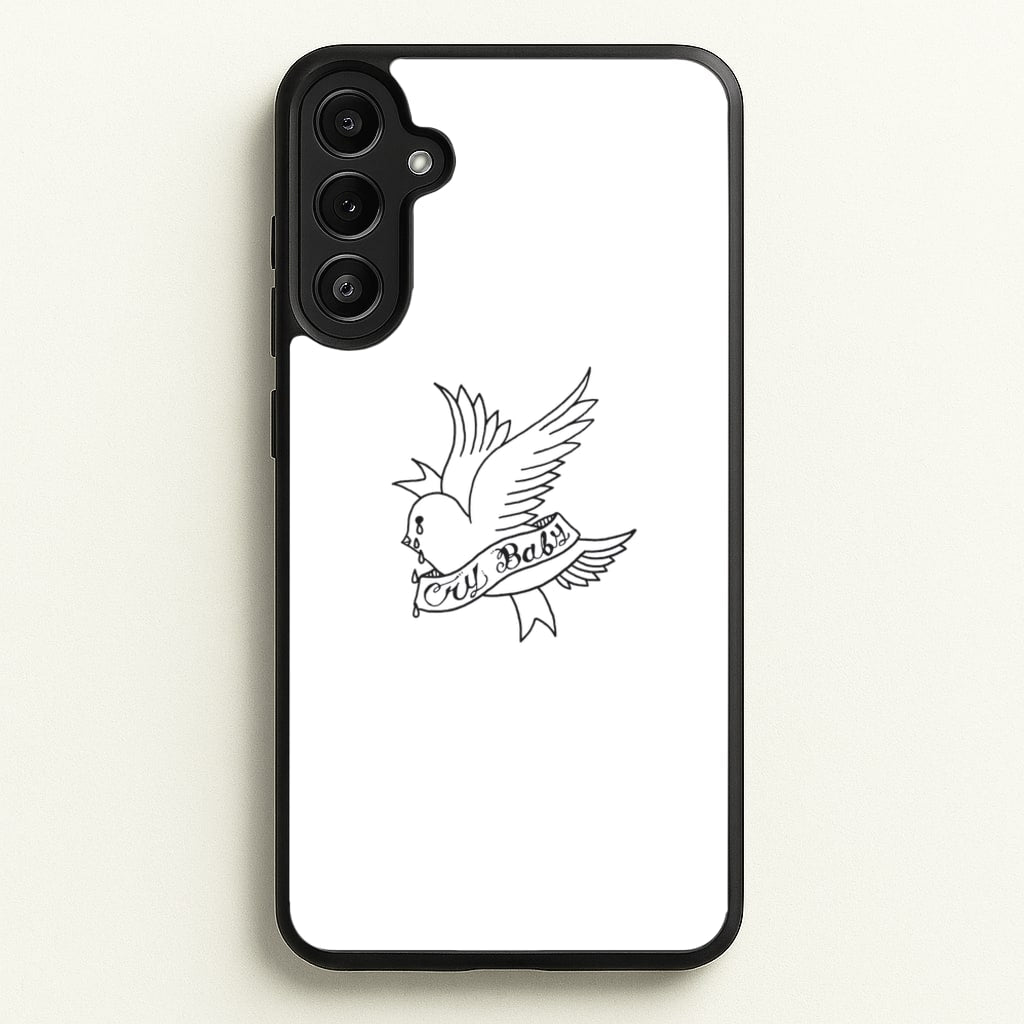 Cry Baby Bird - Peep - Lil Peep Phone Case for Galaxy A34