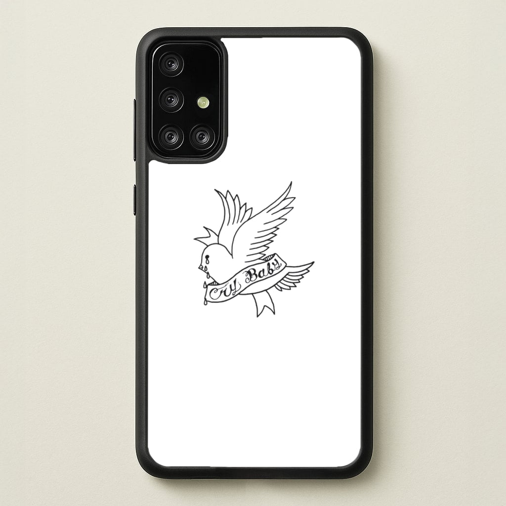 Cry Baby Bird - Peep - Lil Peep Phone Case for Galaxy A71