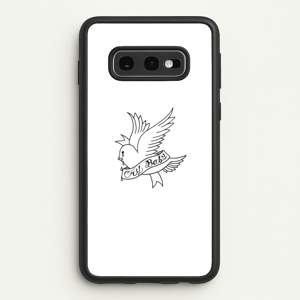 Cry Baby Bird - Peep - Lil Peep Phone Case for Galaxy S10e