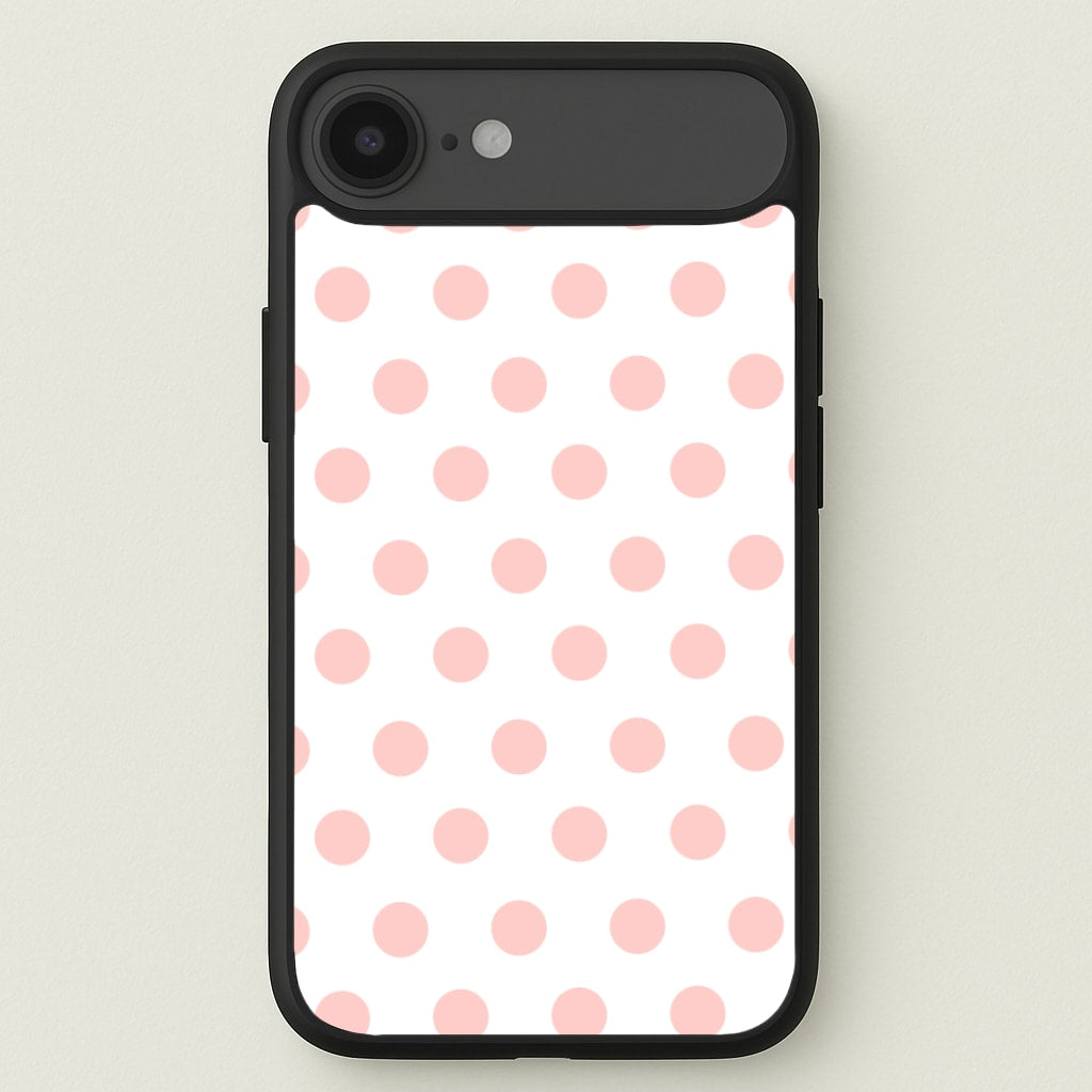 Pink Polka Dot Personalised Phone Case for iPhone 17 Air