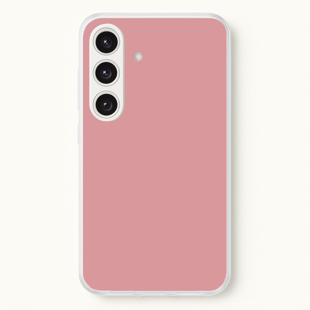 Dust Pink Personalised - Personalised Phone Case for Galaxy S24FE