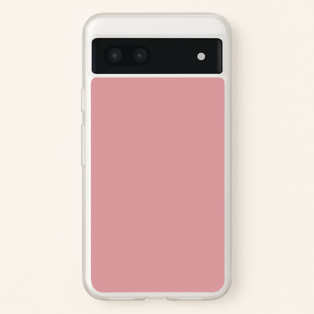 Dust Pink Personalised - Personalised Phone Case for Google Pixel 7a