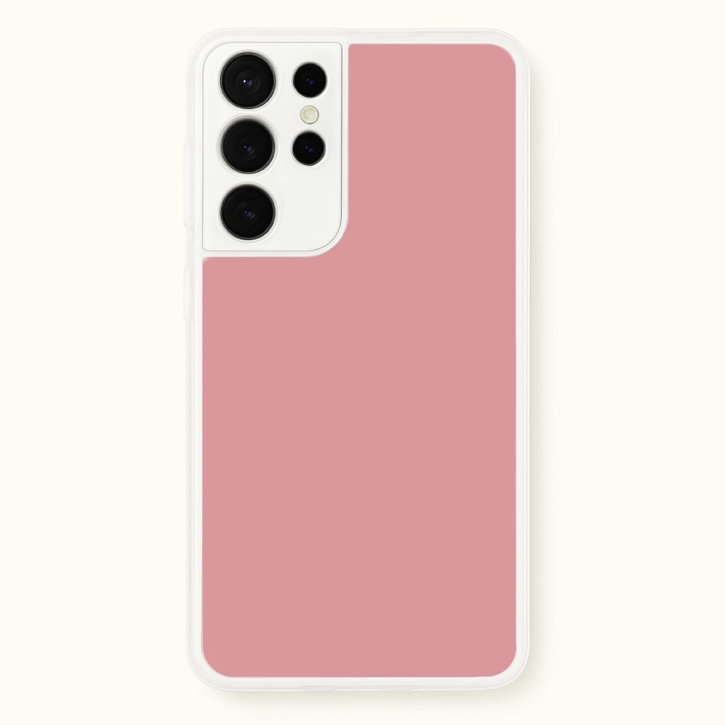 Dust Pink Personalised - Personalised Phone Case for Galaxy S21 Ultra