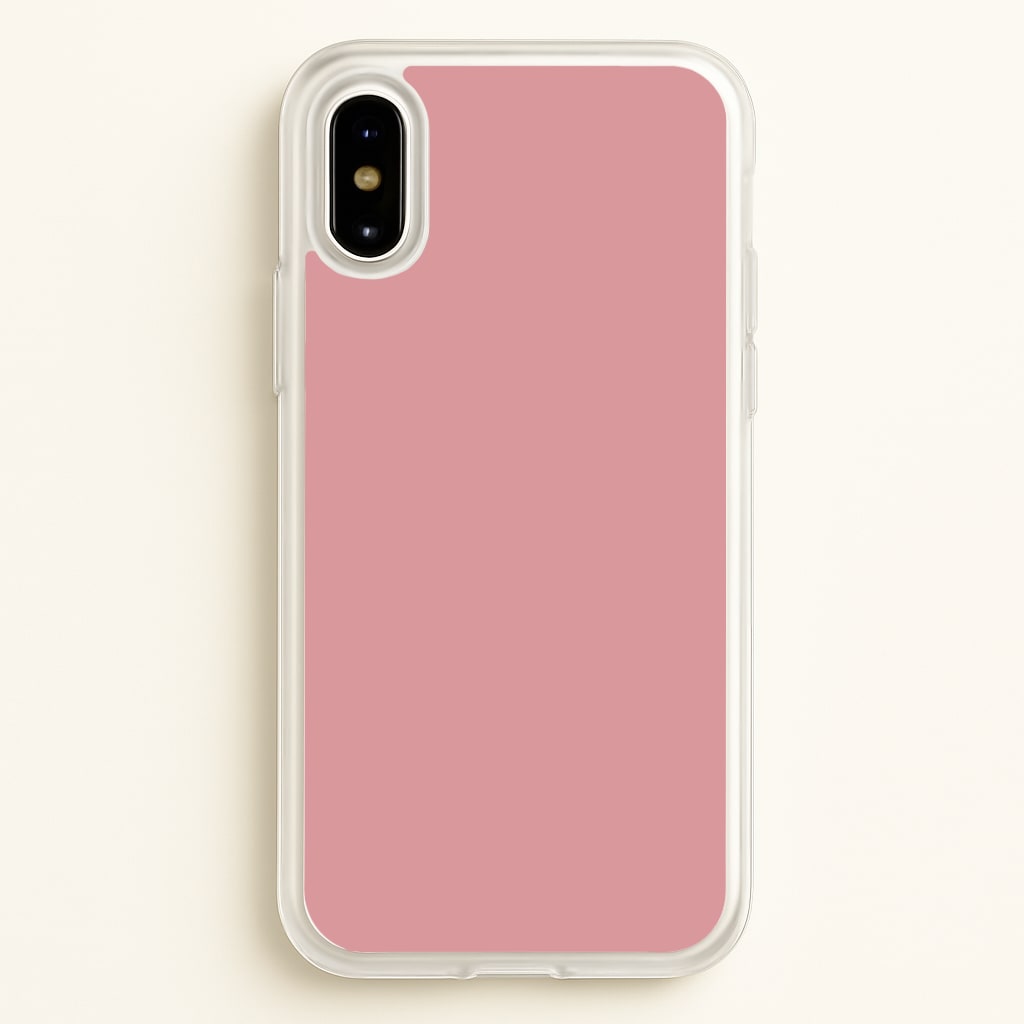 Dust Pink Personalised - Personalised Phone Case for iPhone X / XS