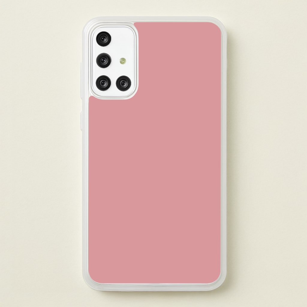 Dust Pink Personalised - Personalised Phone Case for Galaxy A71