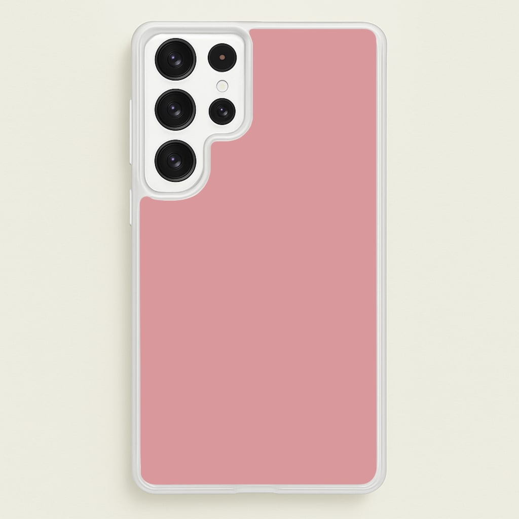 Dust Pink Personalised - Personalised Phone Case for Galaxy S22 Ultra