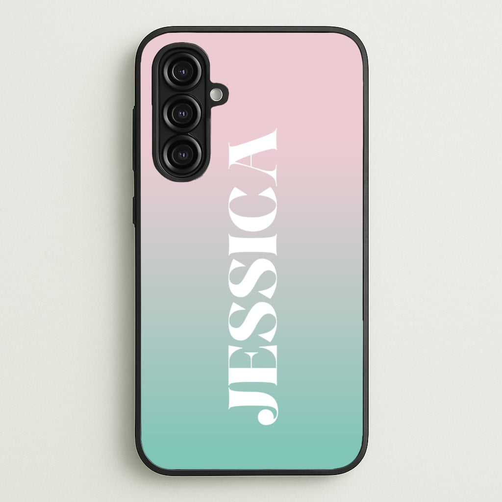 Gradient Personalised Name - Personalised Phone Case for Galaxy A16