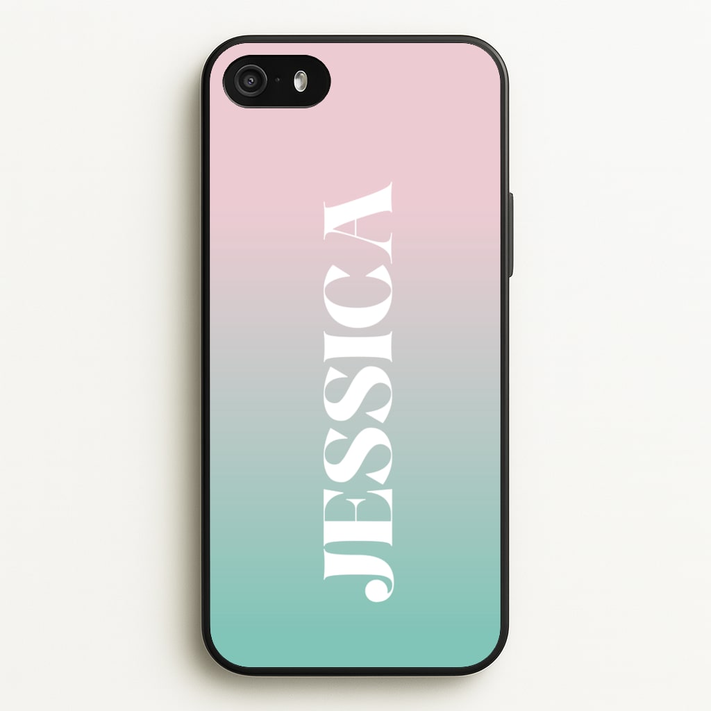 Gradient Personalised Name - Personalised Phone Case for iPhone 5 / 5s / SE 2016