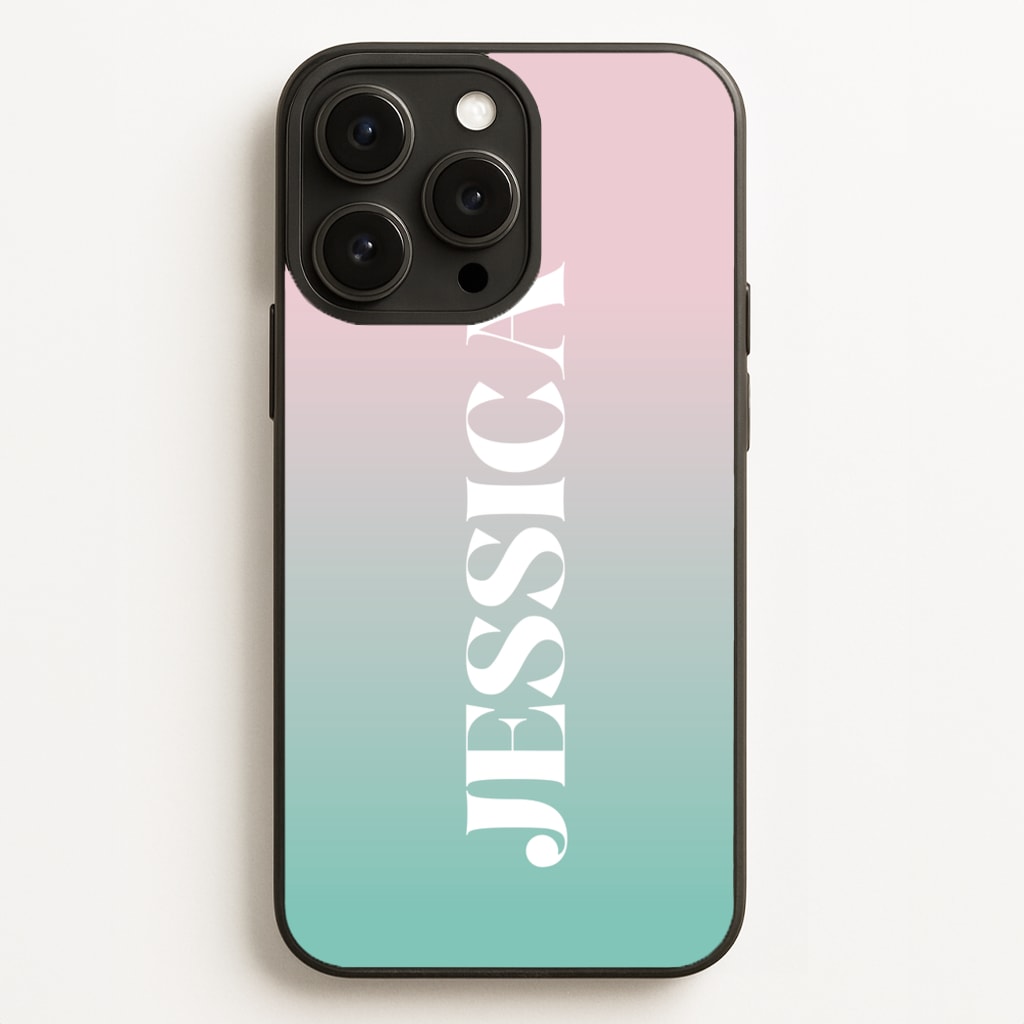 Gradient Personalised Name - Personalised Phone Case for iPhone 12 Pro Max