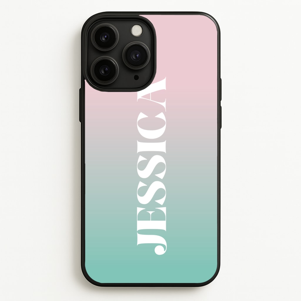 Gradient Personalised Name - Personalised Phone Case for iPhone 11 Pro Max