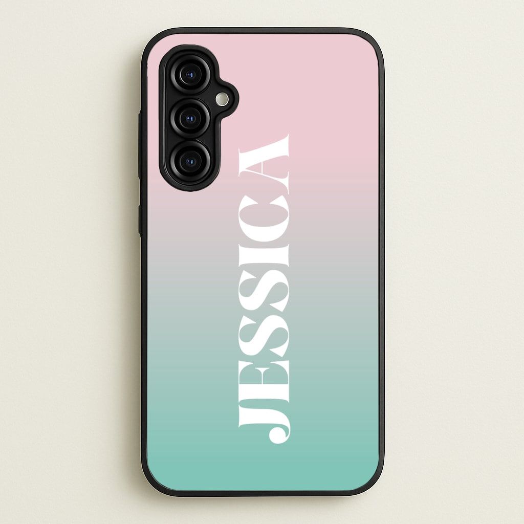 Gradient Personalised Name - Personalised Phone Case for Galaxy A54