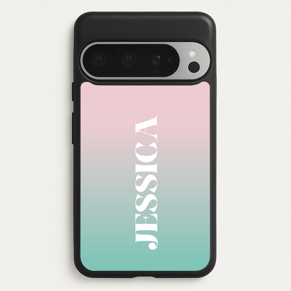 Gradient Personalised Name - Personalised Phone Case for Google Pixel 9 Pro XL