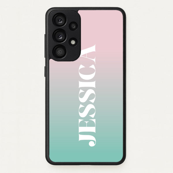 Gradient Personalised Name - Personalised Phone Case for Galaxy A33