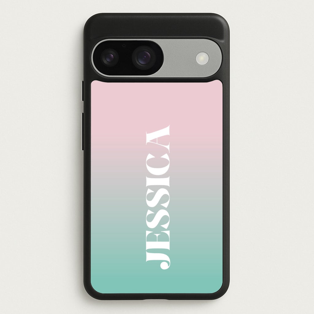Gradient Personalised Name - Personalised Phone Case for Google Pixel 9 / 9 Pro