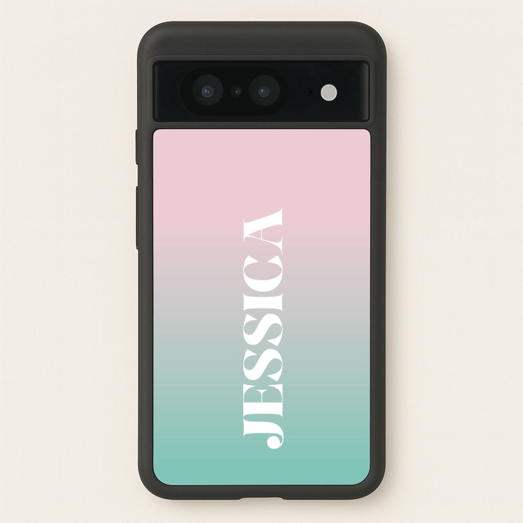 Gradient Personalised Name - Personalised Phone Case for Google Pixel 8