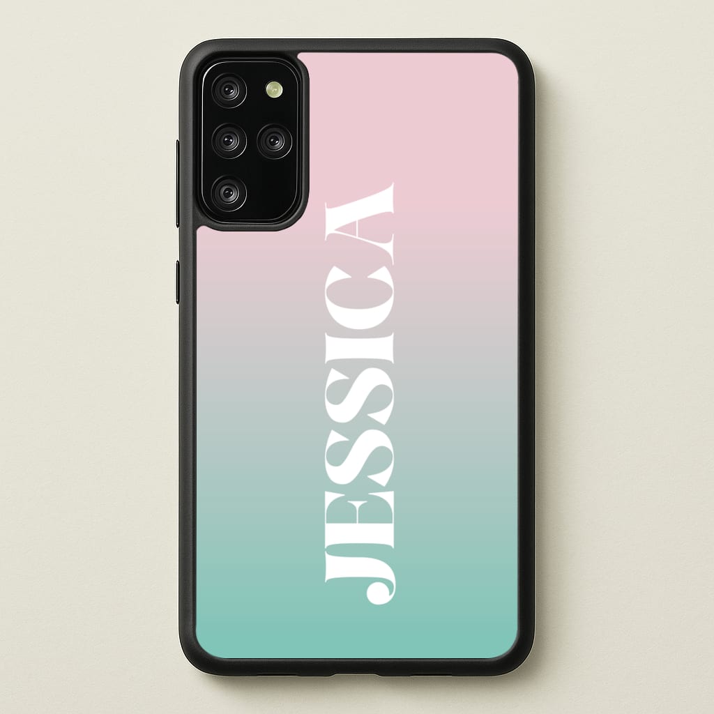 Gradient Personalised Name - Personalised Phone Case for Galaxy S20 Plus
