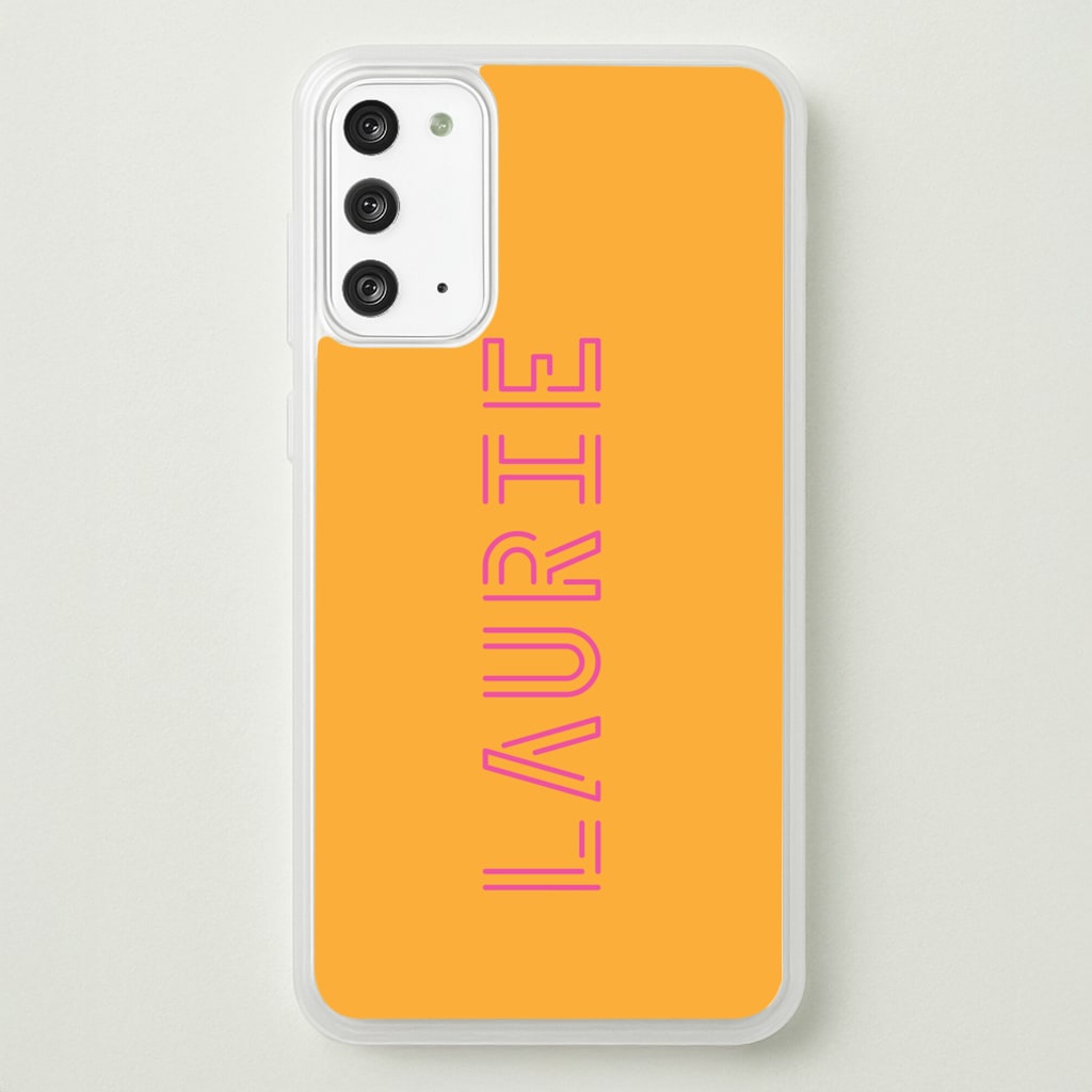 Neon Sign Personalised Name - Personalised Phone Case for Galaxy Note 20